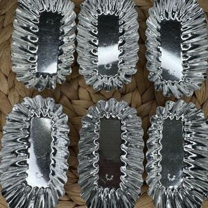 Vintage Swedish Fluted Tart Shell Pastry tin Molds